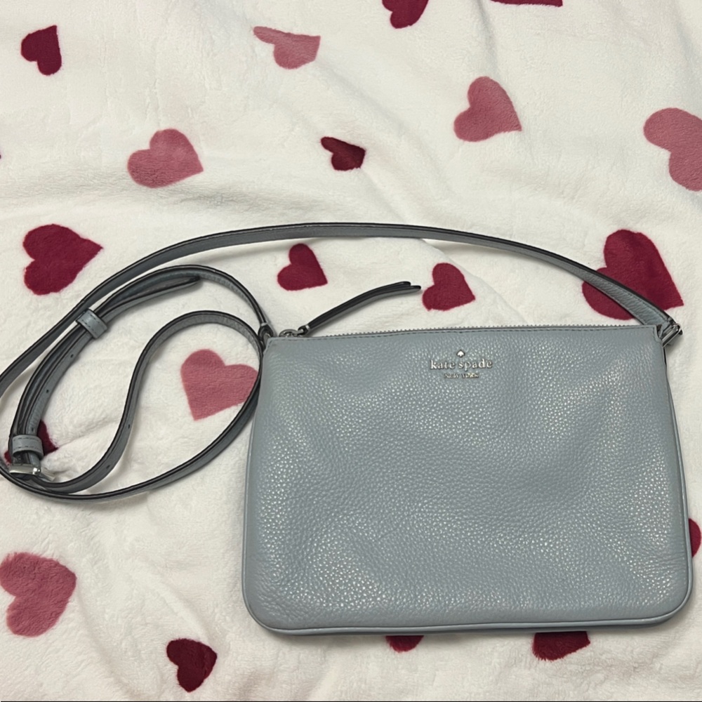 Kate Spade Light Gray Crossbody Bag